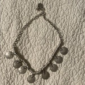 Silver dollar necklace